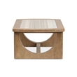 Magnussen Home Bradford Riverbed Beige Rectangular Cocktail Table