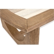 Magnussen Home Bradford Riverbed Beige Rectangular Sofa Table