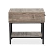 Magnussen Home Fenwick Whitetail Brown And Smoke Glass Rectangular End Table