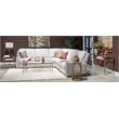 Magnussen Home Lorena Burnished Brass Rectangular Cocktail Table
