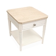 Salt Life Home Echo Isles Sea Pearl And Driftwood Rectangular End Table