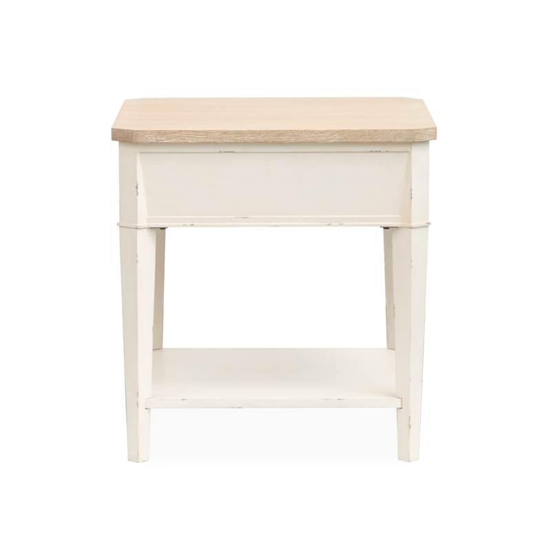 Salt Life Home Echo Isles Sea Pearl And Driftwood Rectangular End Table
