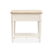 Salt Life Home Echo Isles Sea Pearl And Driftwood Rectangular End Table
