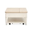 Salt Life Home Echo Isles Lift Top Storage Cocktail Table With Casters