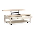 Salt Life Home Echo Isles Lift Top Storage Cocktail Table With Casters