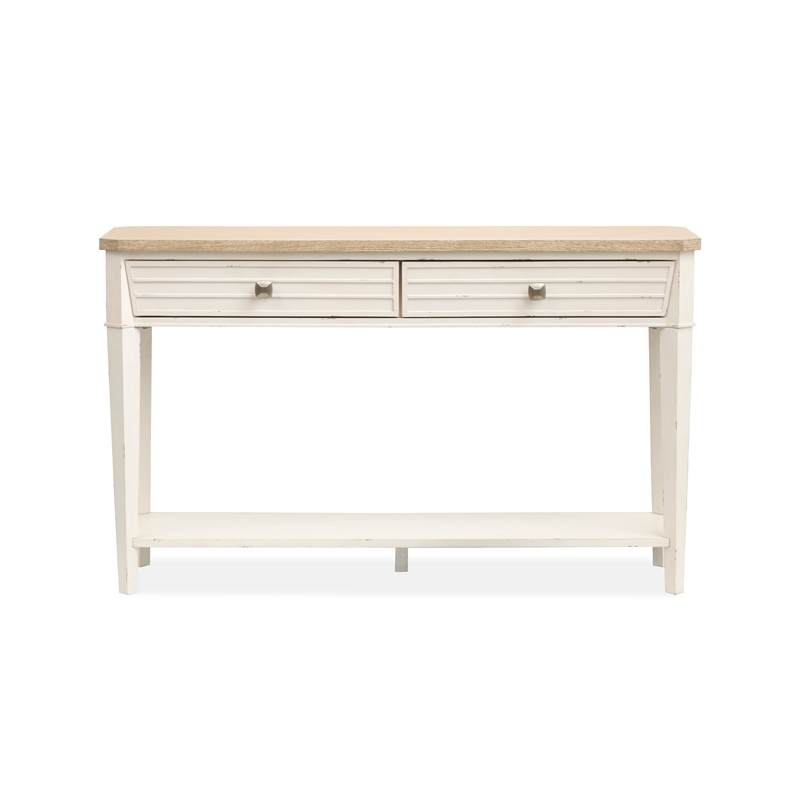 Salt Life Home Echo Isles Sea Pearl And Driftwood Rectangular Sofa Table