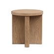Magnussen Home Hayden Golden Oat Round End Table