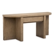Magnussen Home Hayden Golden Oat Demilune Sofa Table