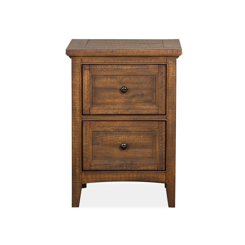 Magnussen Home Bay Creek Toasted Nutmeg Small Drawer Nightstand