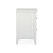 Magnussen Home Heron Cove Chalk White And Dovetail Grey Small Drawer Nightstand