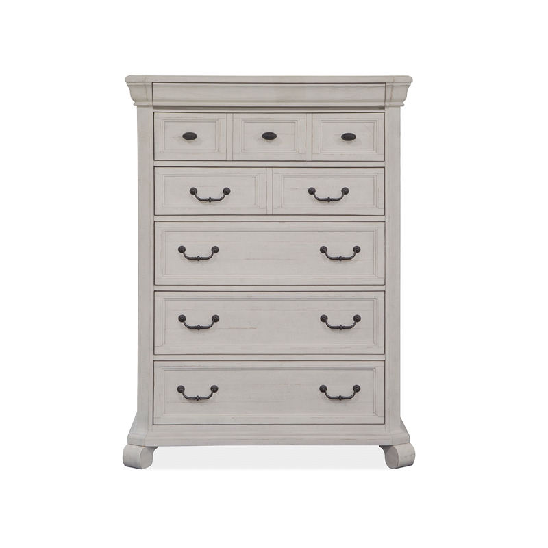 Magnussen Home Bronwyn Alabaster 6-Drawers Bedroom Chest
