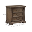 Magnussen Home Durango Willadeene Brown Drawer Nightstand