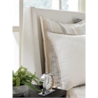 Magnussen Home Lindon King White Upholstered Island Bed