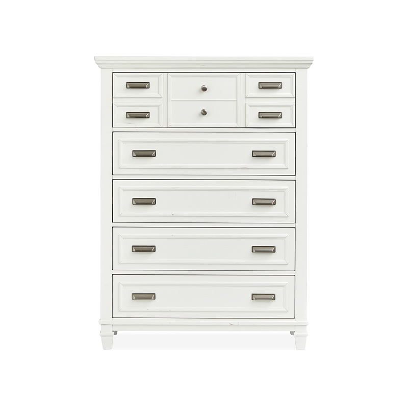 Magnussen Home Charleston White Dove White 5-Drawers Bedroom Chest