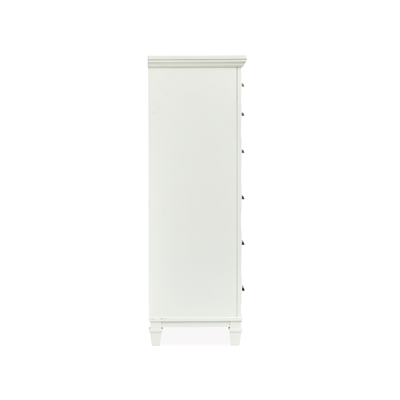 Magnussen Home Charleston White Dove White 5-Drawers Bedroom Chest