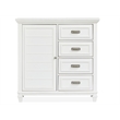 Magnussen Home Charleston White Dove White 1-Door Bedroom Chest