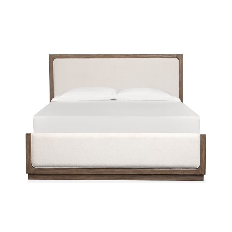 Magnussen Home Westbourne Dark Umber Queen Upholstered Panel Bed