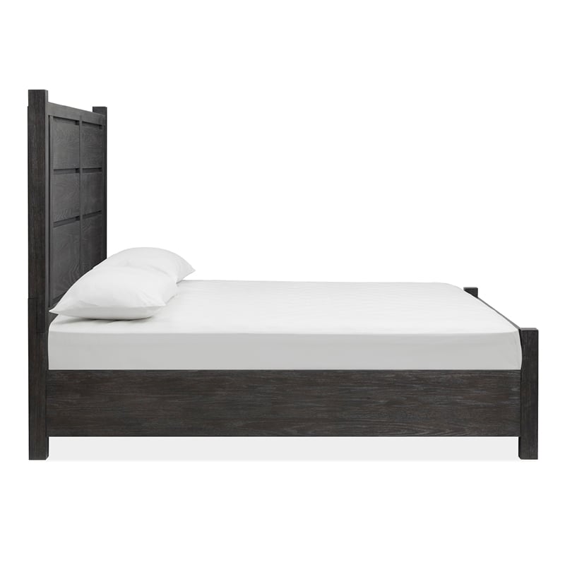 Magnussen Home Plum Creek Ravenwood Black California King Panel Storage Bed