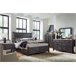 Magnussen Home Plum Creek Ravenwood Black California King Panel Storage Bed