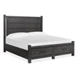 Magnussen Home Plum Creek Ravenwood Black California King Panel Storage Bed