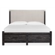 Magnussen Home Plum Creek California King Upholstered Panel Storage Bed