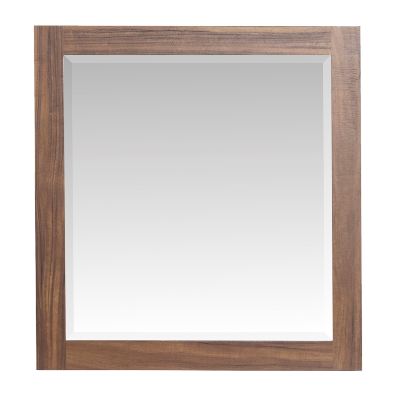 Magnussen Home Jensen Tavern Brown Double Drawer Dresser With Paper Mirror