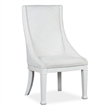 Magnussen Home Kingston Whisper White Upholstered Host Chair Two Pack