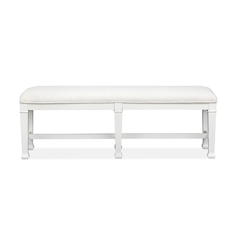 Magnussen Home Kingston Whisper White Bench