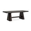 Magnussen Home Tauren Coffee Bean Extendable Double Pedestal Dining Table