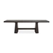 Magnussen Home Tauren Coffee Bean Extendable Double Pedestal Dining Table
