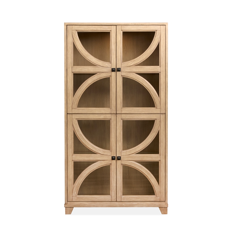 Magnussen Home Coventry Honey Maple Display Cabinet