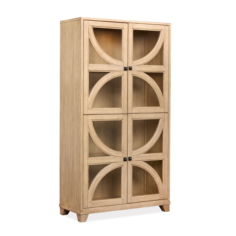 Magnussen Home Coventry Honey Maple Display Cabinet