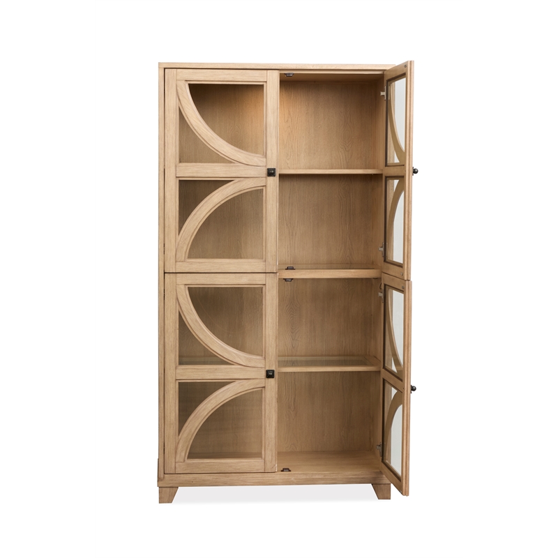 Magnussen Home Coventry Honey Maple Display Cabinet