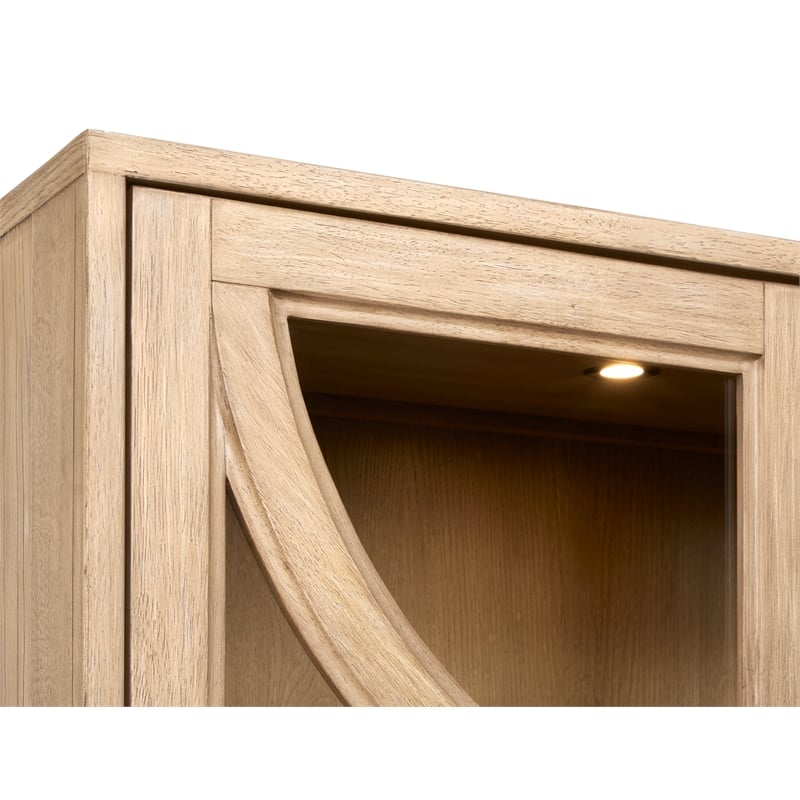 Magnussen Home Coventry Honey Maple Display Cabinet