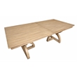 Magnussen Home Coventry Honey Maple Extendable Trestle Dining Table