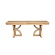Magnussen Home Coventry Honey Maple Extendable Trestle Dining Table