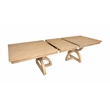 Magnussen Home Coventry Honey Maple Extendable Trestle Dining Table
