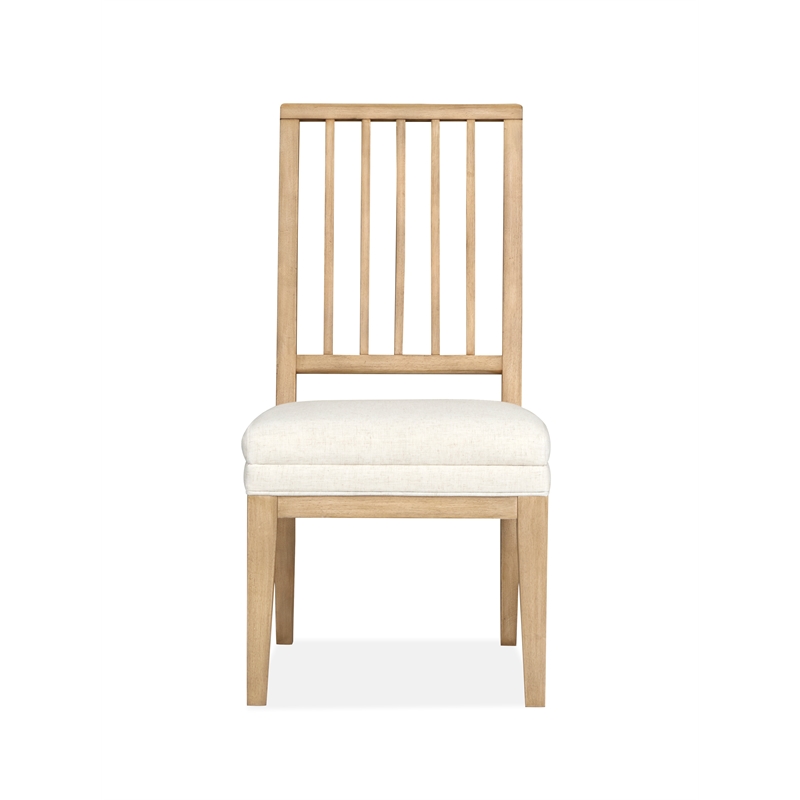 Magnussen Home Coventry Honey Maple Upholstered Side Chair Two Pack