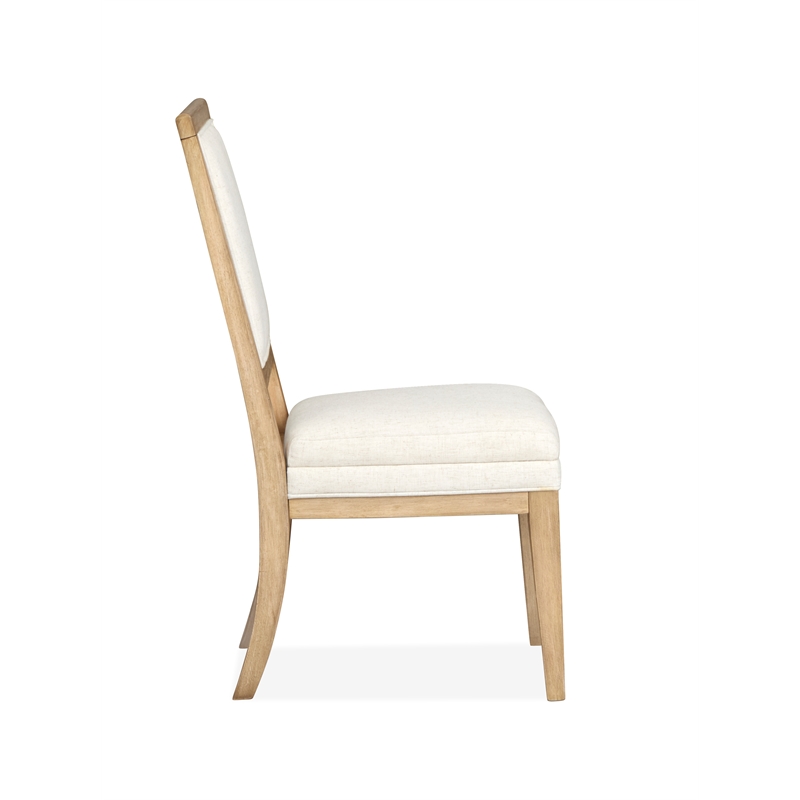 Magnussen Home Coventry Honey Maple Upholstered Side Chair Two Pack