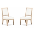 Magnussen Home Coventry Honey Maple Upholstered Side Chair Two Pack