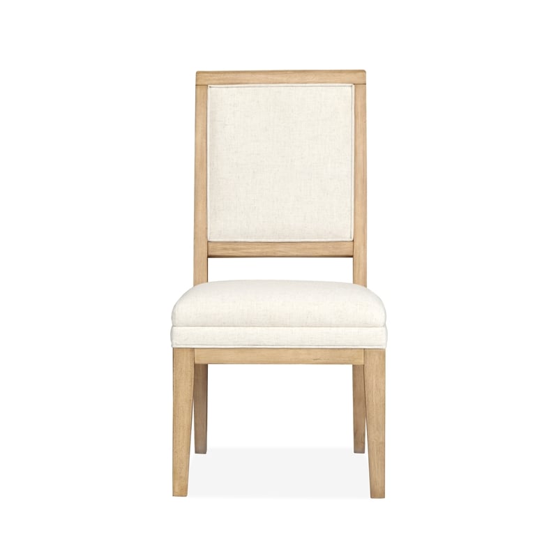 Magnussen Home Coventry Honey Maple Upholstered Side Chair Two Pack