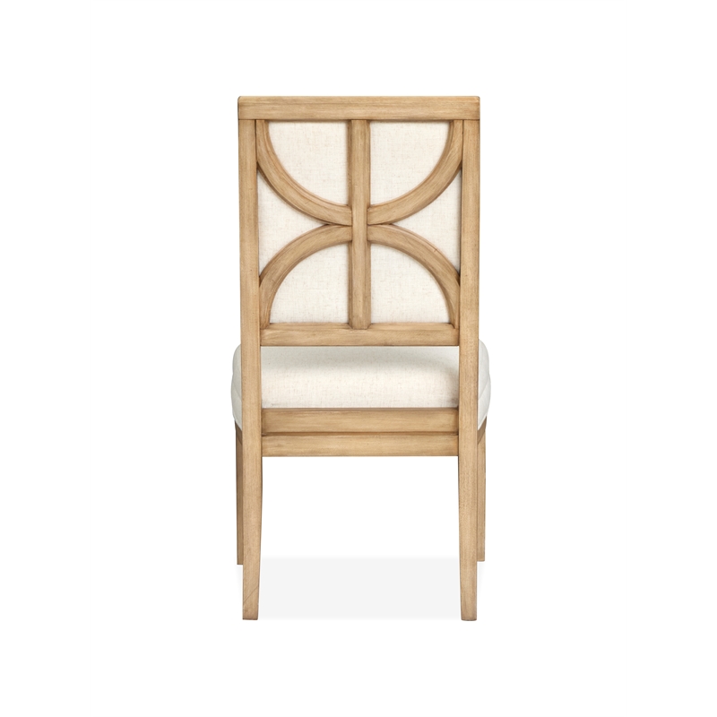 Magnussen Home Coventry Honey Maple Upholstered Side Chair Two Pack