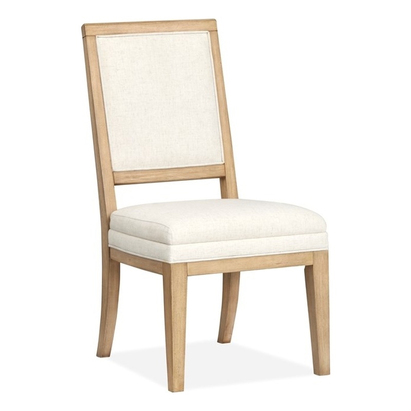 Magnussen Home Coventry Honey Maple Upholstered Side Chair Two Pack