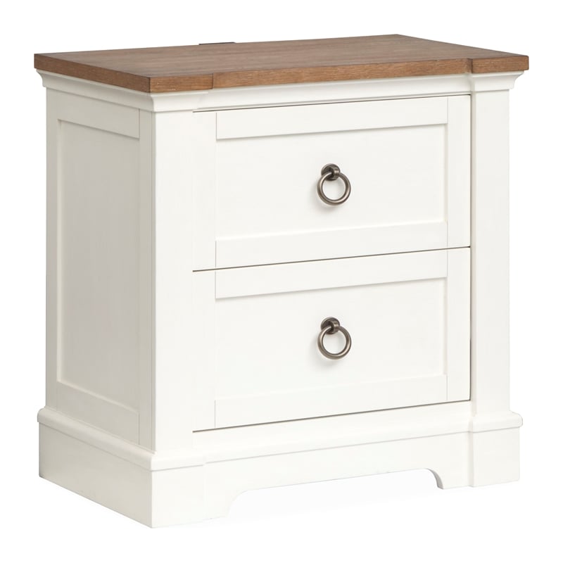 Magnussen Home Kingston Whisper White Drawer Nightstand