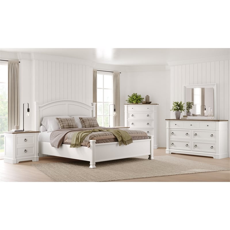 Magnussen Home Kingston Whisper White Drawer Nightstand