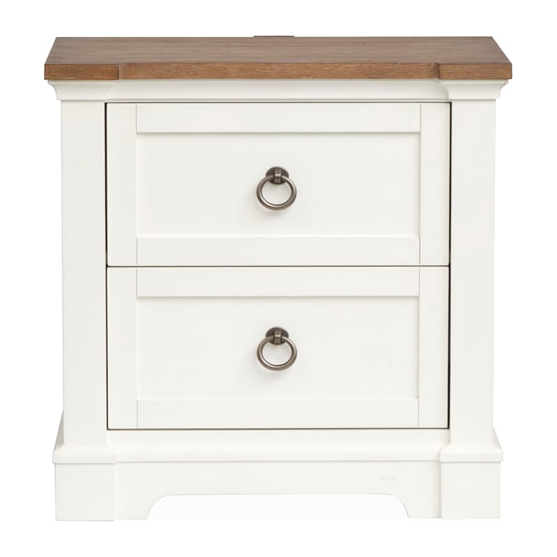 Magnussen Home Kingston Whisper White Drawer Nightstand