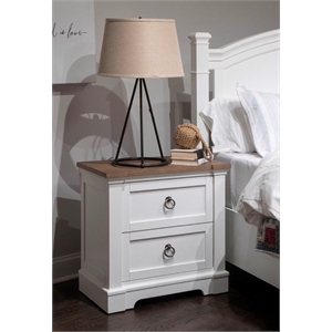 Magnussen Home Kingston Whisper White Drawer Nightstand