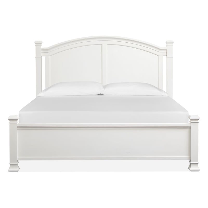 Magnussen Home Kingston Whisper White Queen Panel Bed