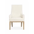 Magnussen Home Coventry Honey Maple Upholstered Host Chair Two Pack