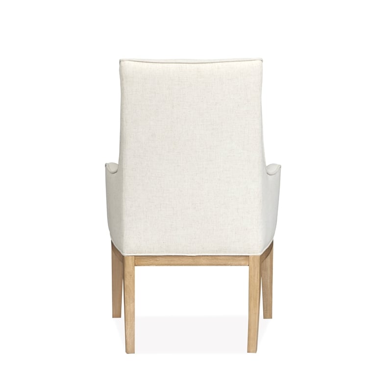 Magnussen Home Coventry Honey Maple Upholstered Host Chair Two Pack
